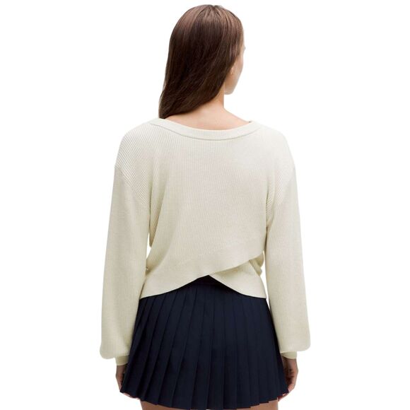 Lululemon Reversible Crossover Sweater *Bone - Picture 5 of 11
